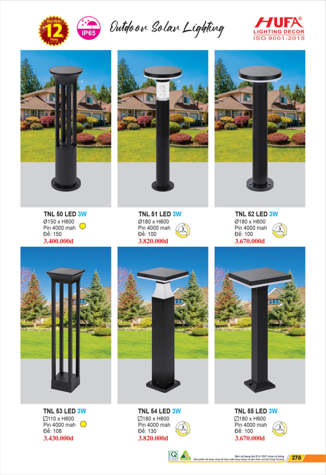 Bảng giá đèn LED HUFA 2026